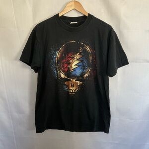 Philcos Grateful Dead Space Your Face Graphic Band Tee Black Medium